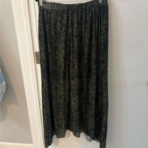 NWT Green Maxi Skirt